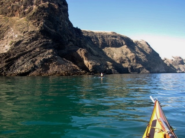 Paddling along the ancient coastline 