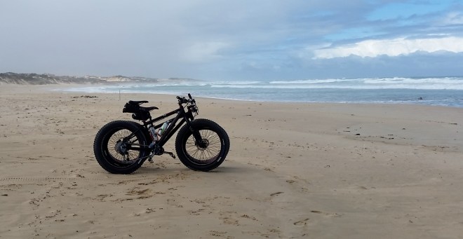 Two FatBikes on the beach
