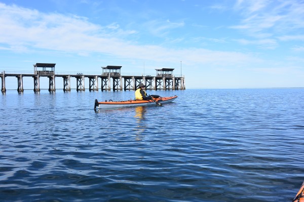 Calm and very clear water ahead